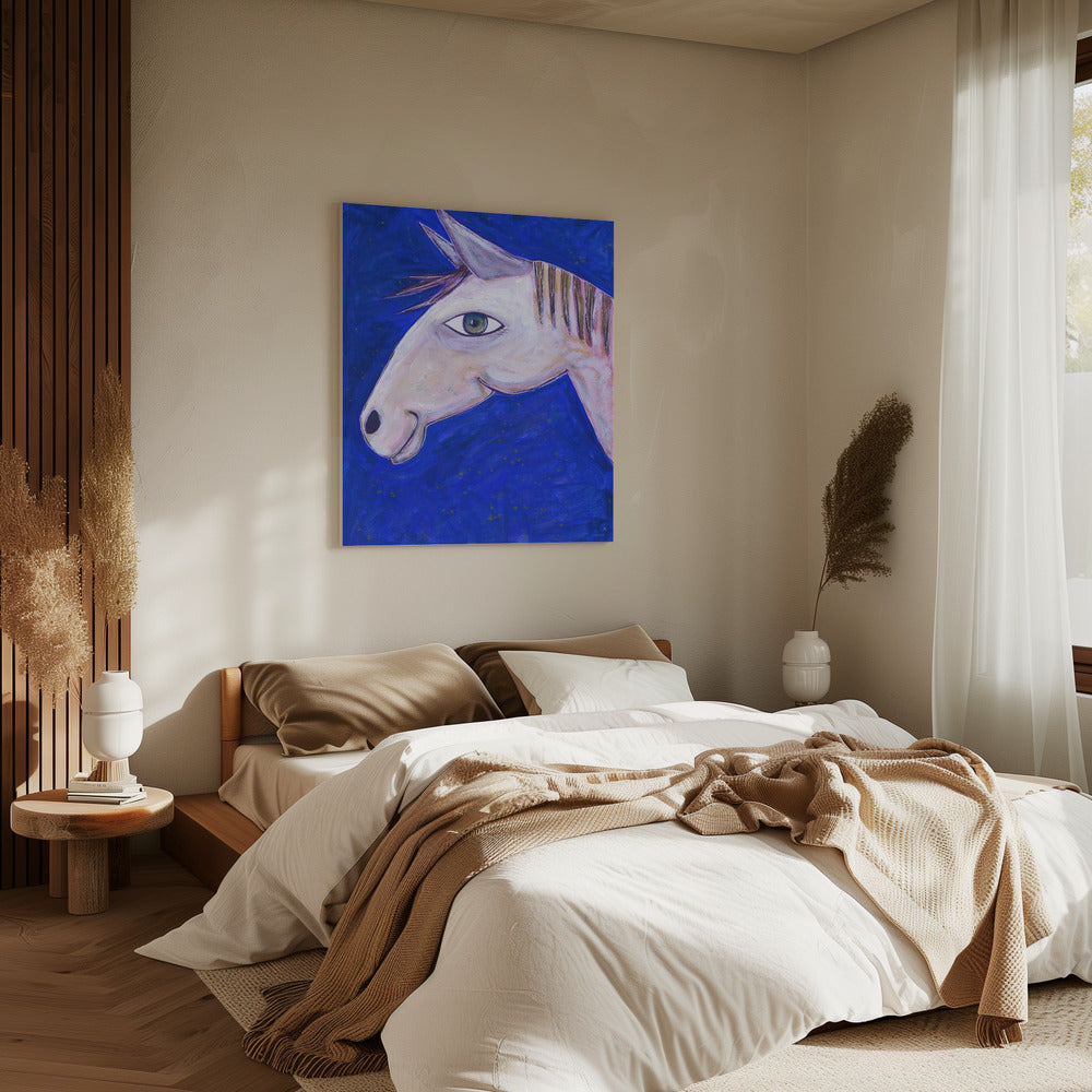 Dreaming of Horses Luminous Blue | Canvas