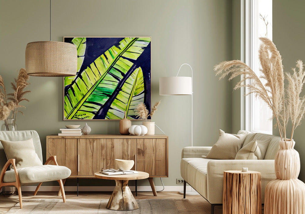 Banana leaves | Canvas
