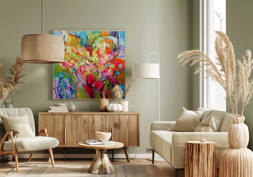 Brilliant Bloom Scape | Canvas