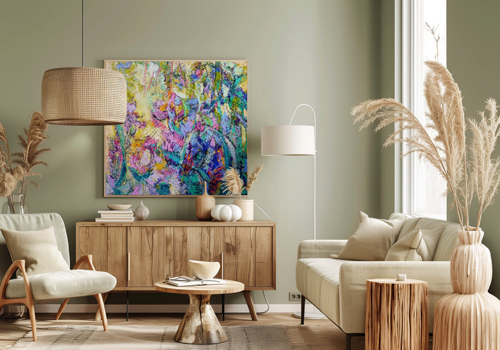 Expressionist Colorful Abstract | Canvas