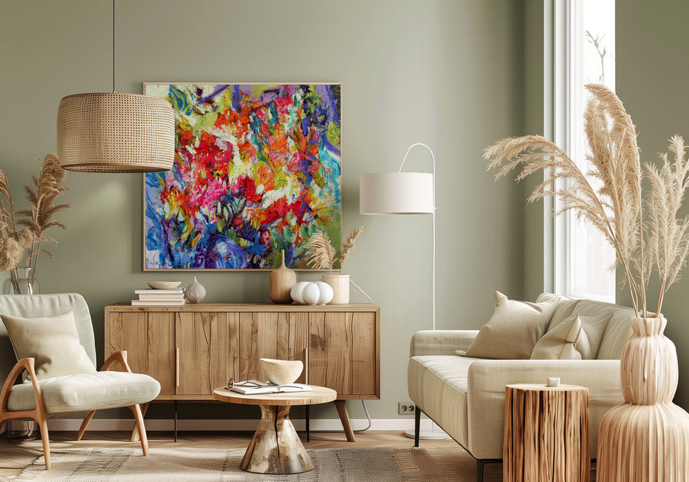 Expressionist Colorful Abstract | Canvas