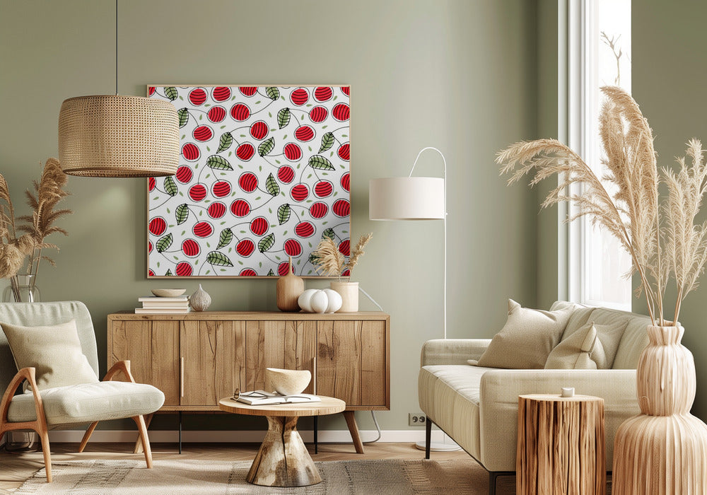 Red Cherries Fruit | Canvas