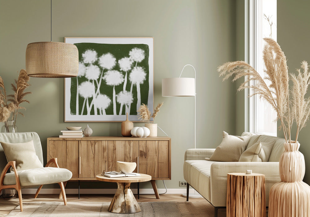 Green Abstract | Canvas