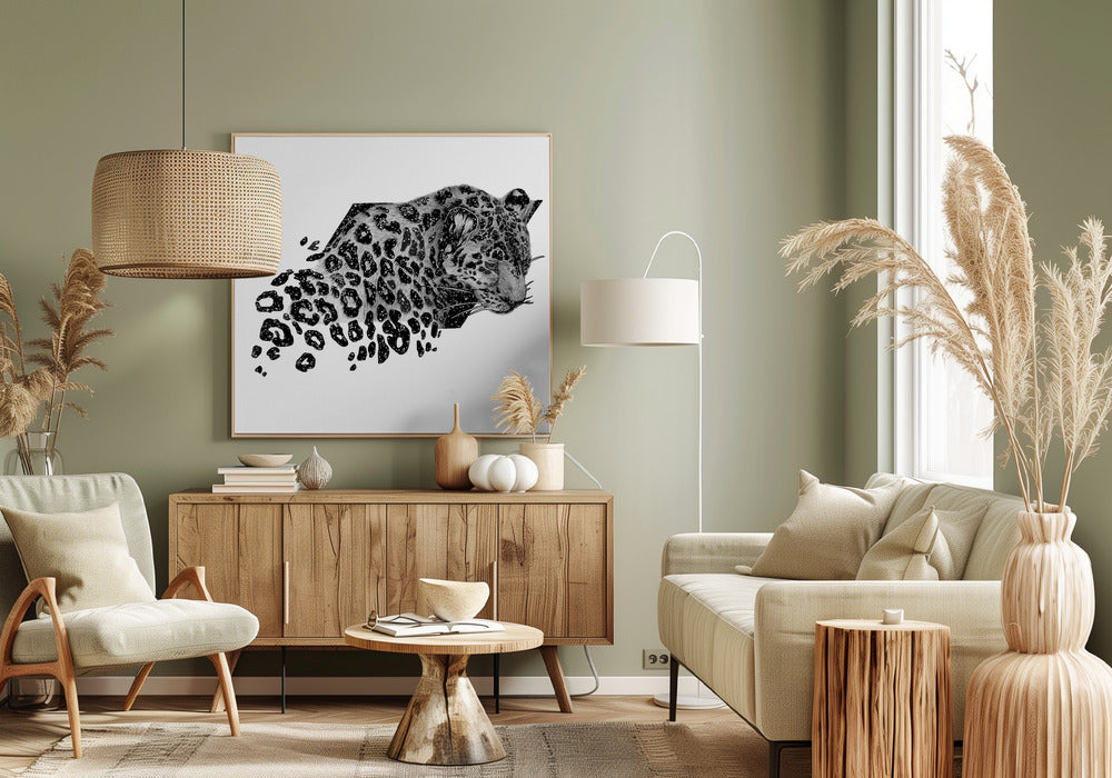 Cosmic Leopard Mural Copy | Canvas