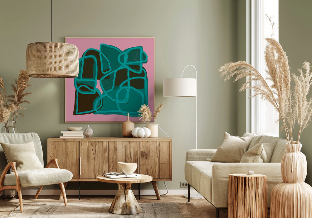 Pink Abstract | Canvas