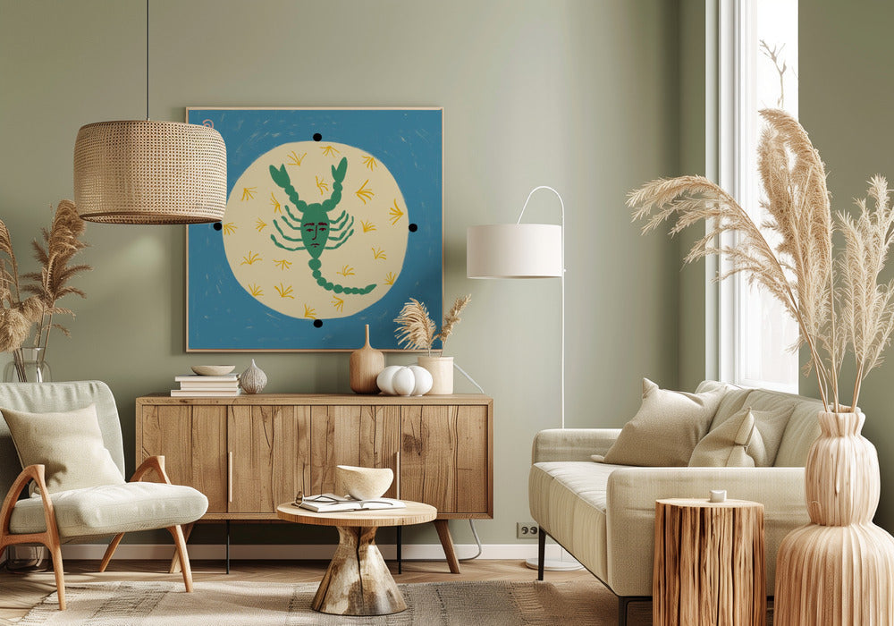 Scorpion With A Human Face | Canvas