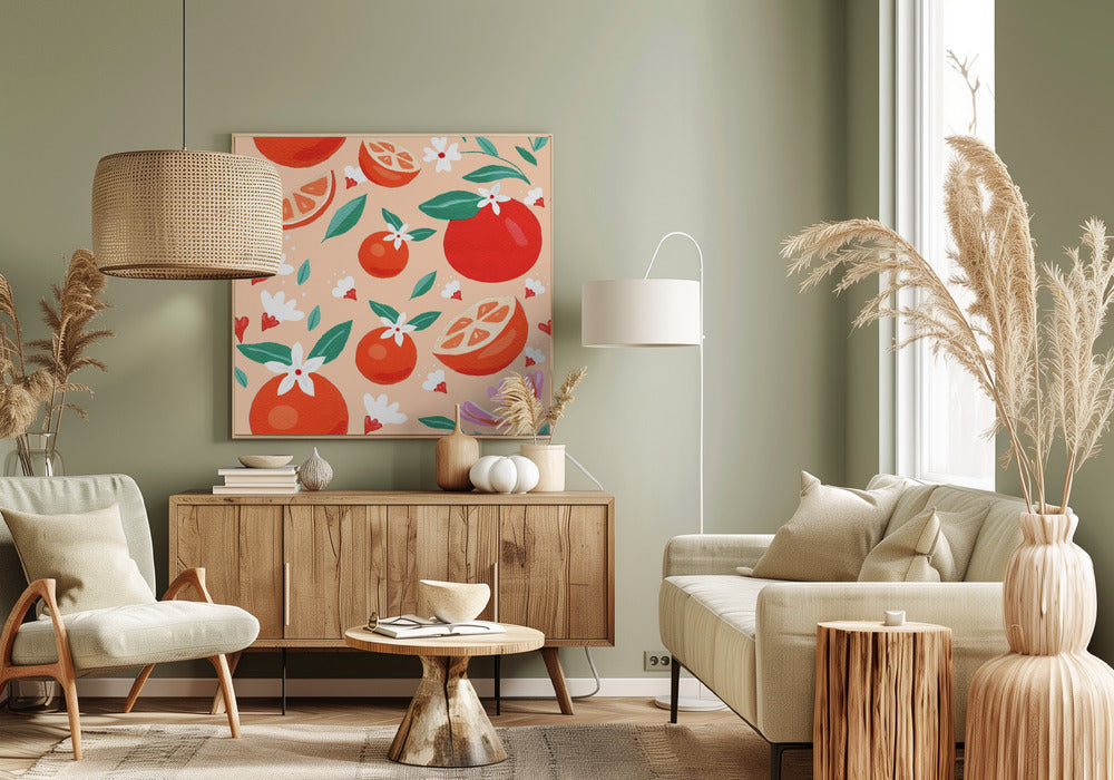 Citrus Pattern | Canvas
