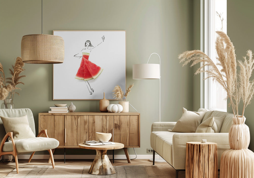 Watermelon Salut | Canvas