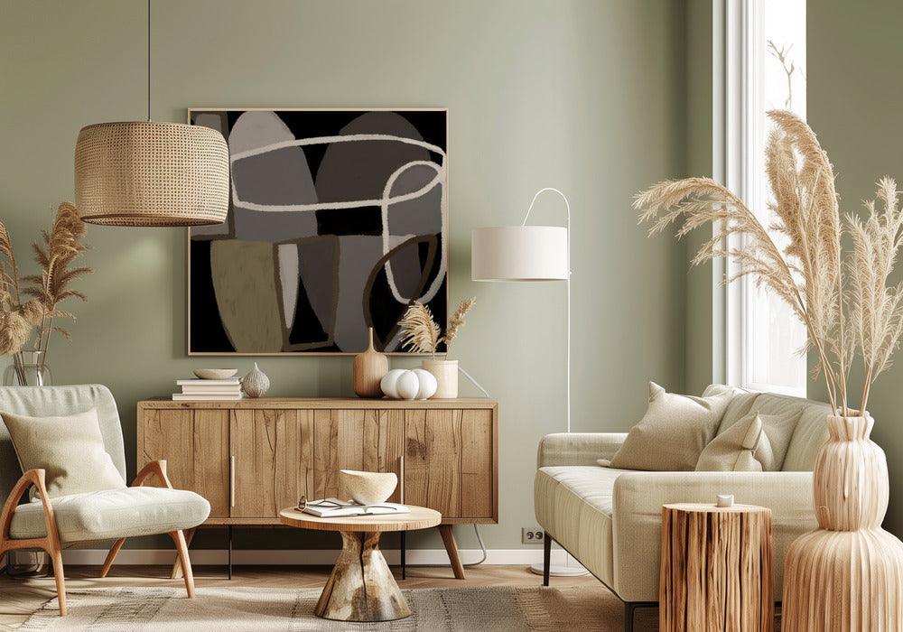 Abstract black and white | Canvas