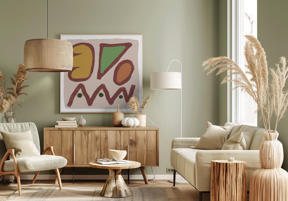 Modern art shapes | Canvas