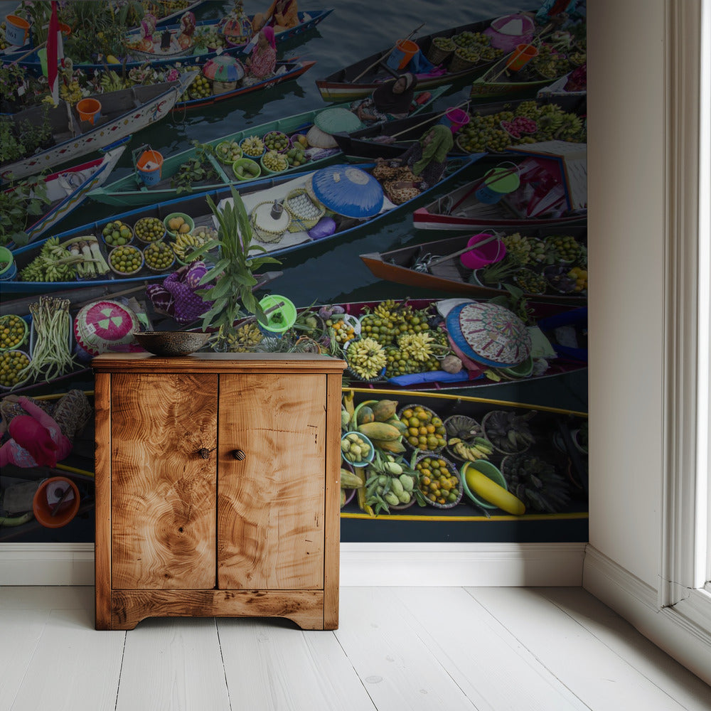 Banjarmasin Floating Market | Wallpaper