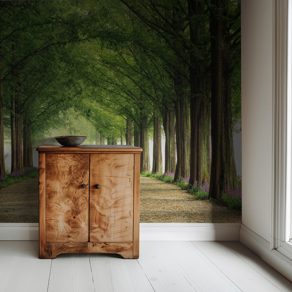 Metasequoia Road | Wallpaper