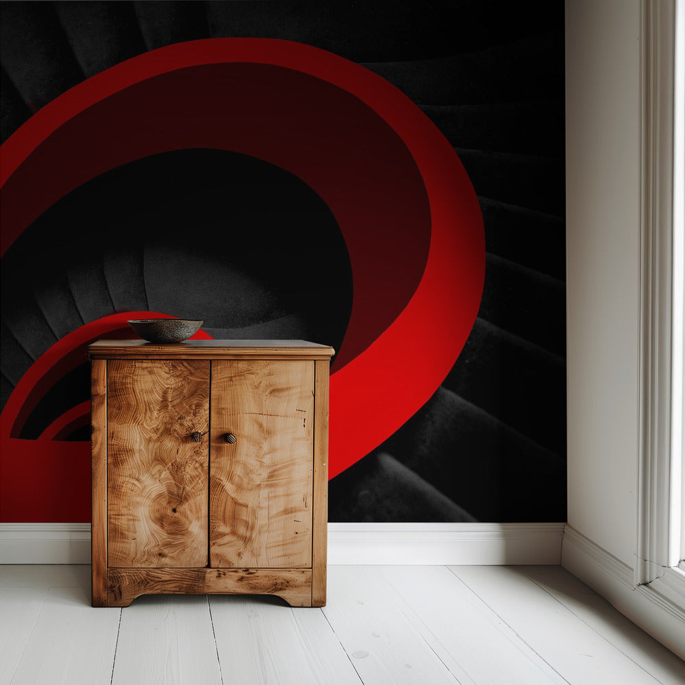 A red spiral | Wallpaper