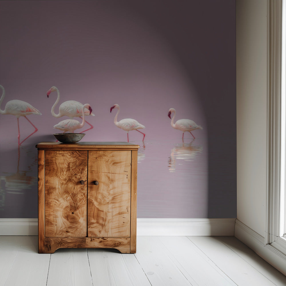 Flamingos | Wallpaper