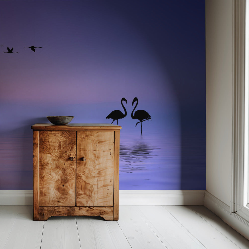 Flying Flamingo | Wallpaper