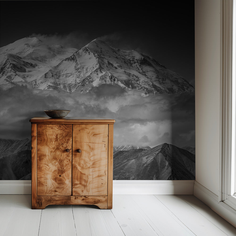 Denali from the opposing ridge line | Wallpaper