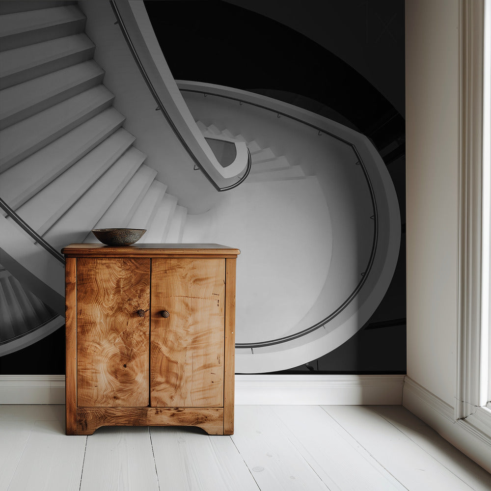 B&W staircase | Wallpaper