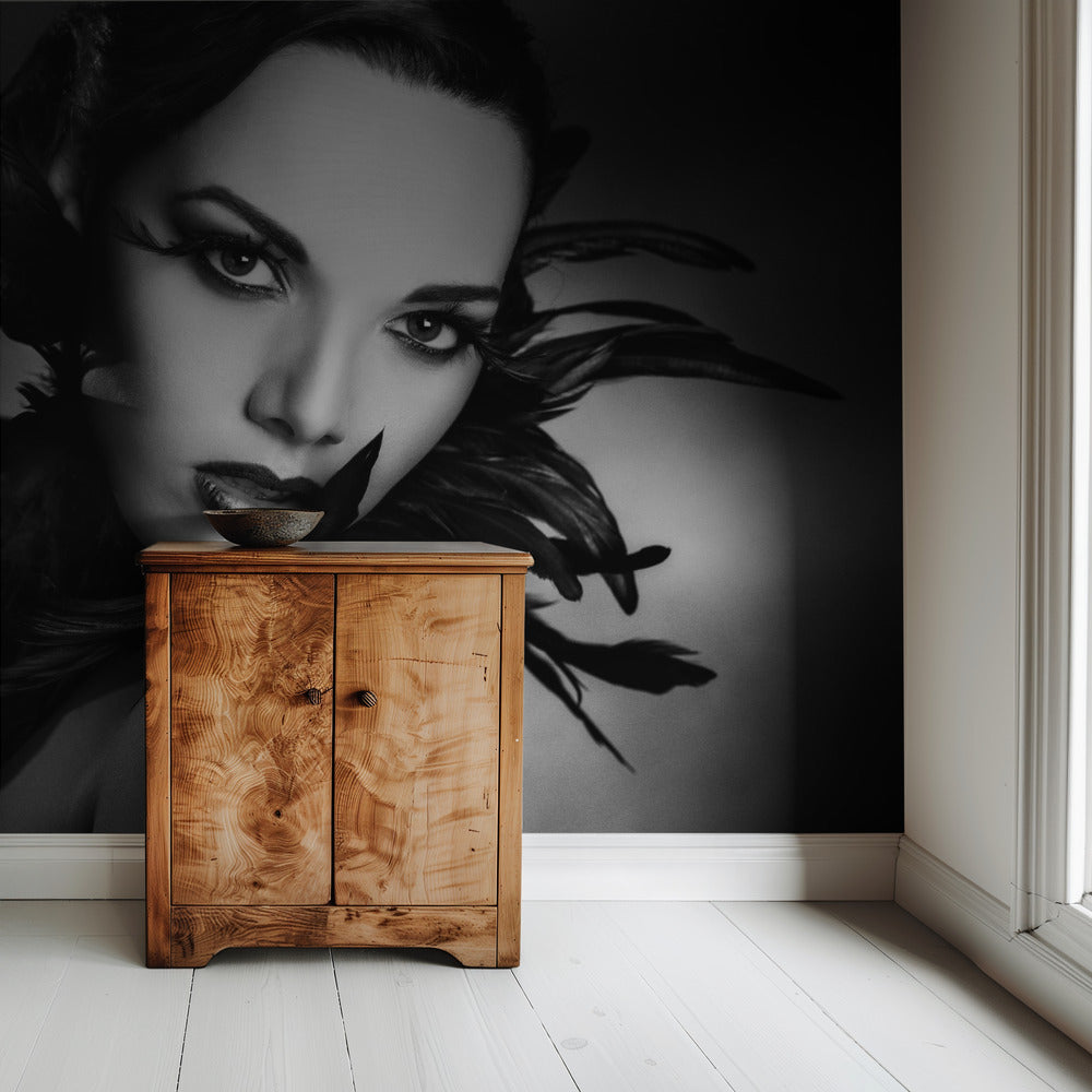 The black feathers | Wallpaper