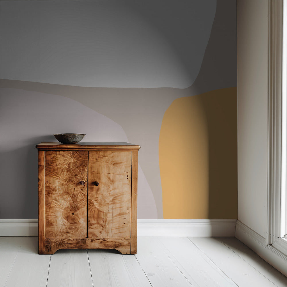 Soft Geometric Harmony | Wallpaper