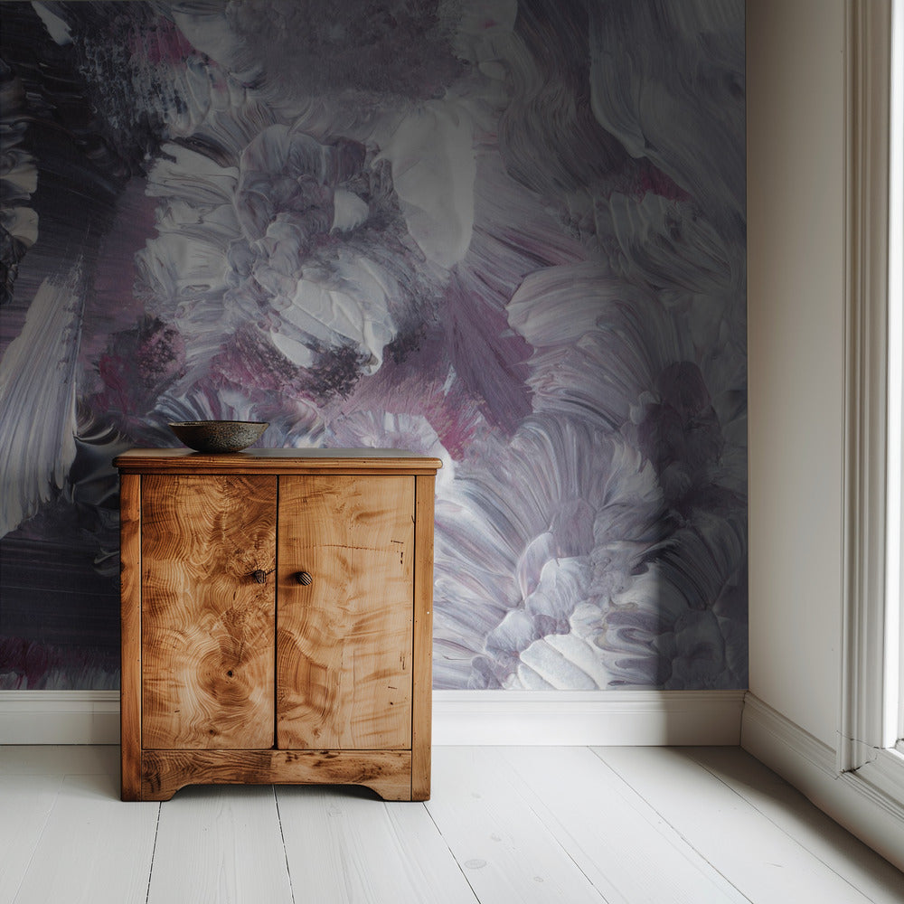 Floral Impressionist Brushstrokes | Wallpaper