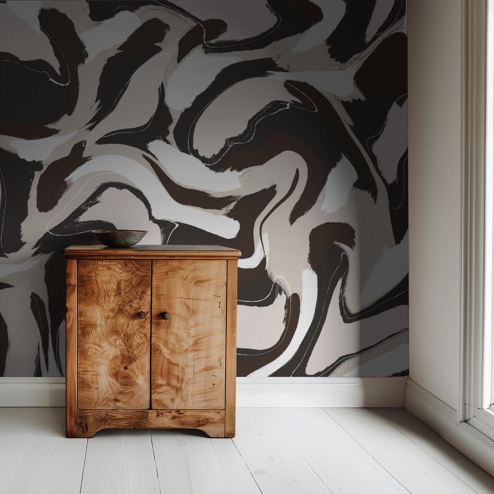 Swirling Earth Tones | Wallpaper