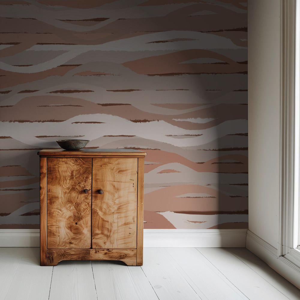 Earthy Waves | Wallpaper