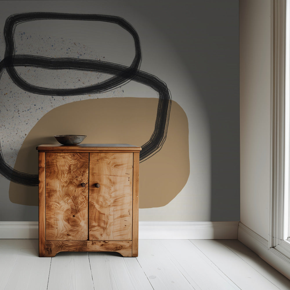 Organic Shapes And Earthy Tones | Wallpaper