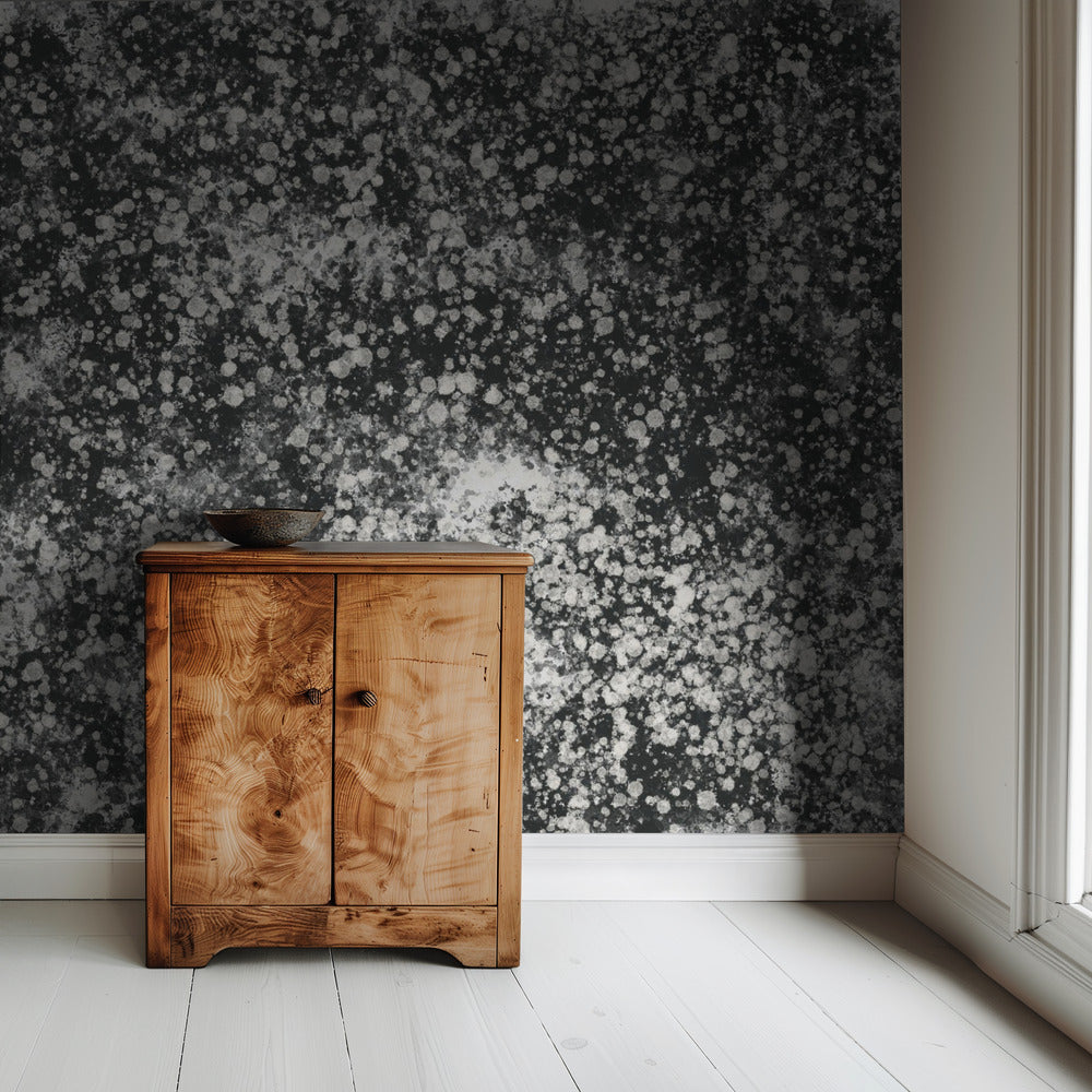 Monochromatic Splatter Pattern | Wallpaper
