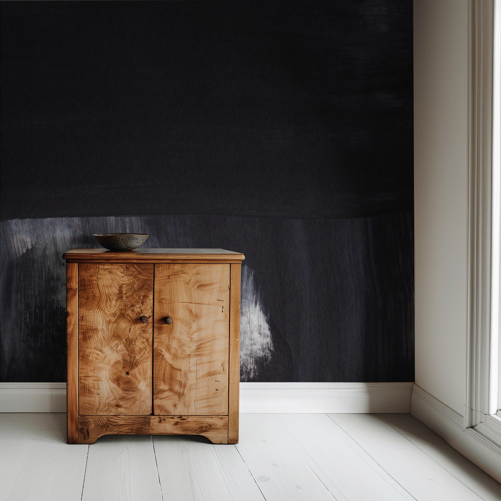 Monochrome Tones With Sweeping Brushstrokes | Wallpaper