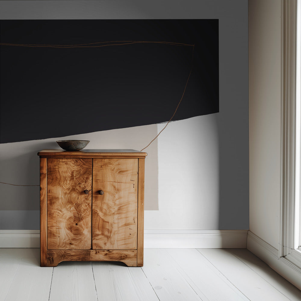 Curved Abstract Harmony | Wallpaper