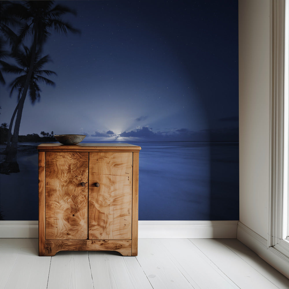 Tropical Moonrise | Wallpaper