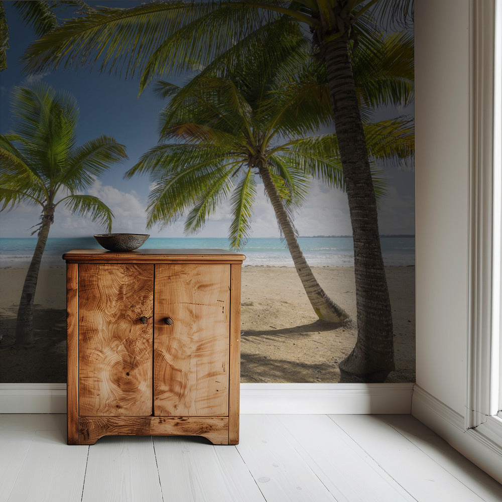 Palmy Beach II | Wallpaper