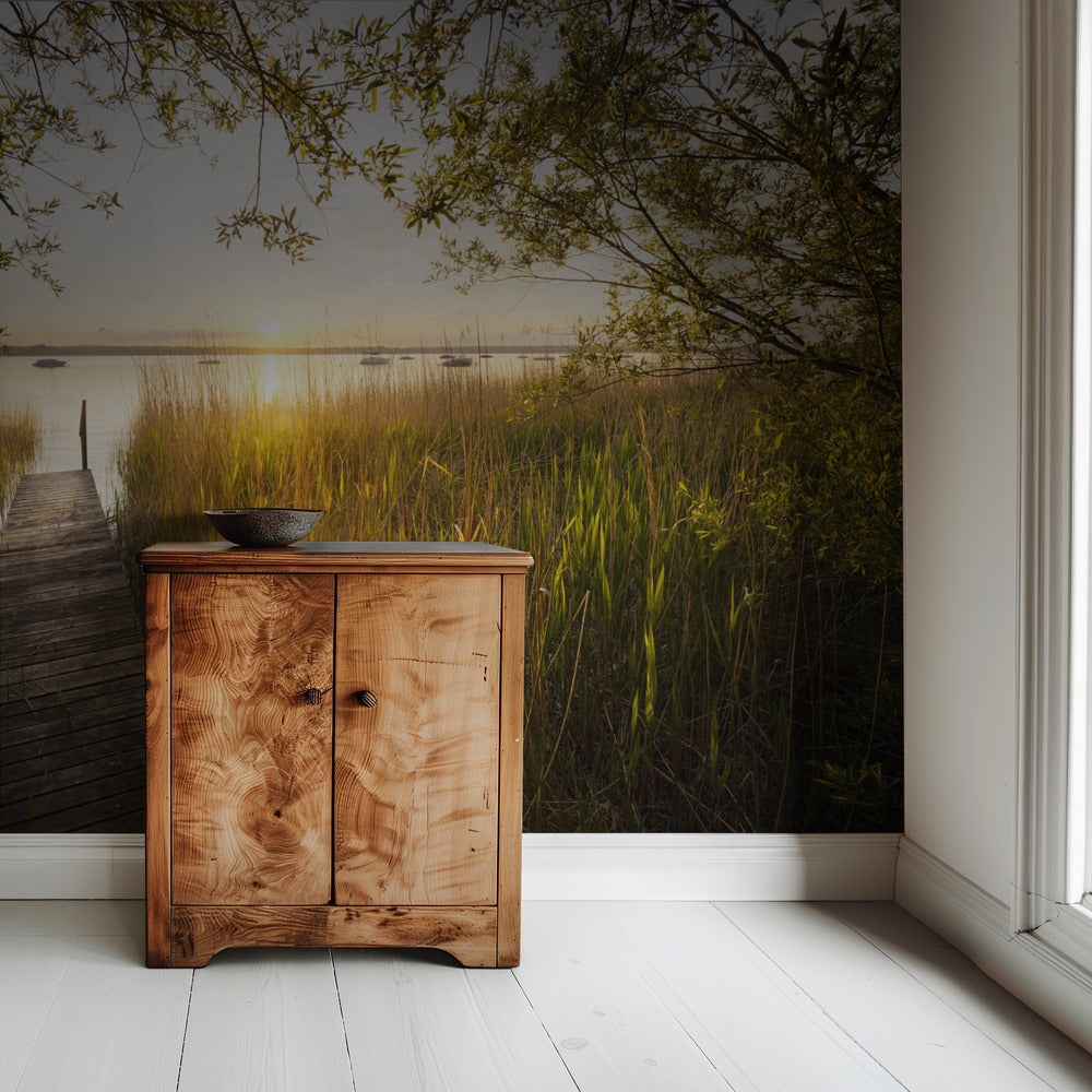 Golden Jetty | Wallpaper