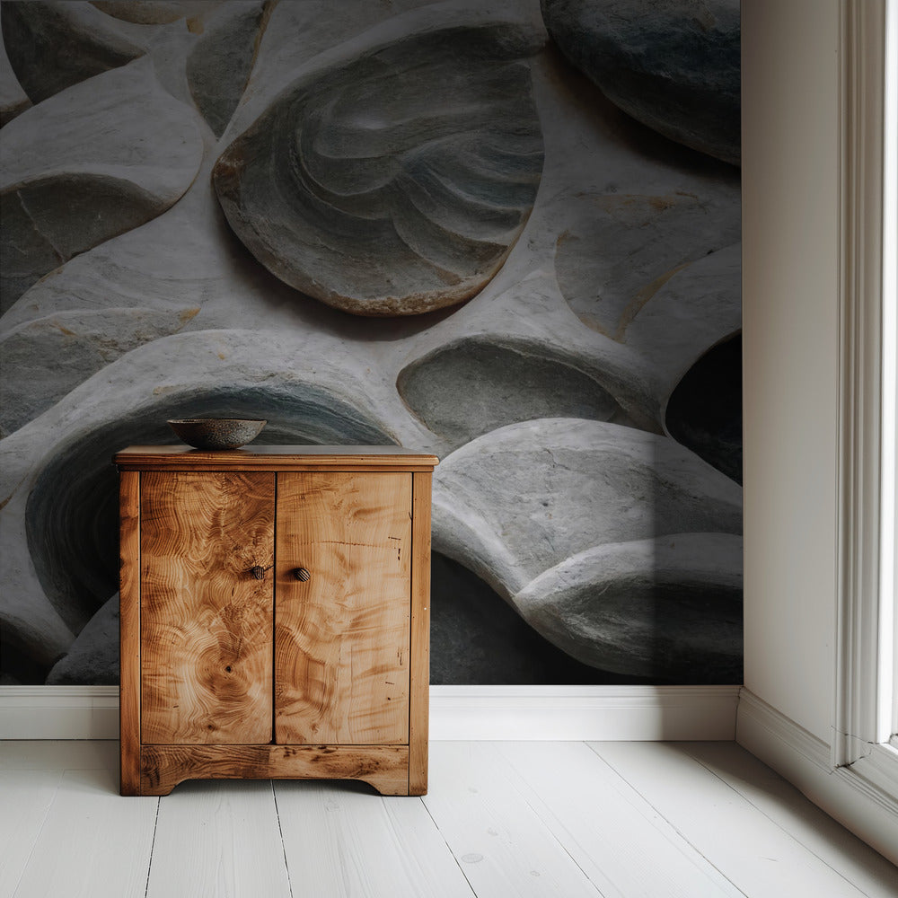 Stone Petal Harmony | Wallpaper