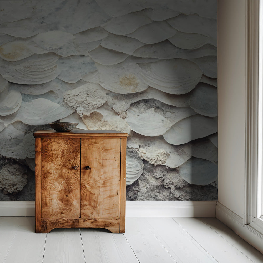 Shell Harmony Wall | Wallpaper