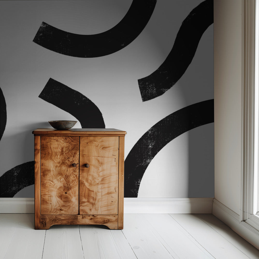 Monochrome Curves | Wallpaper