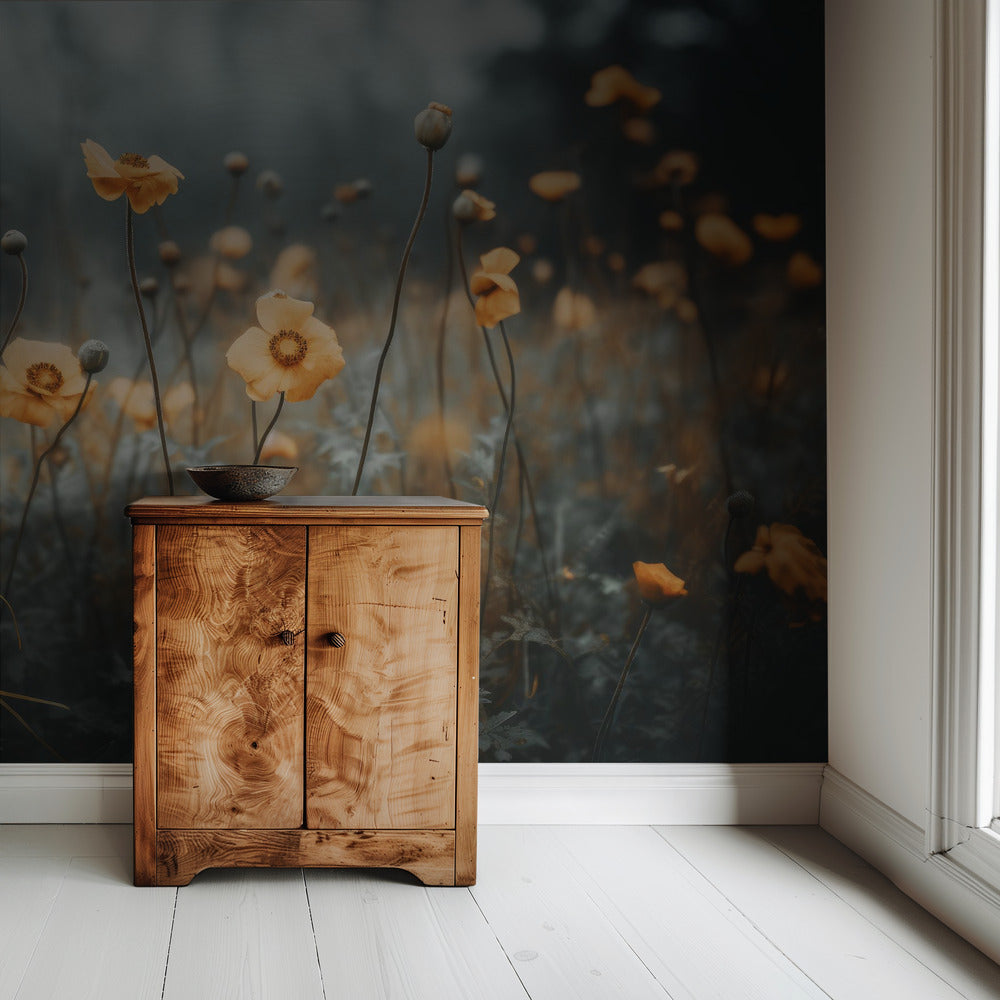 Golden Poppy Dream | Wallpaper