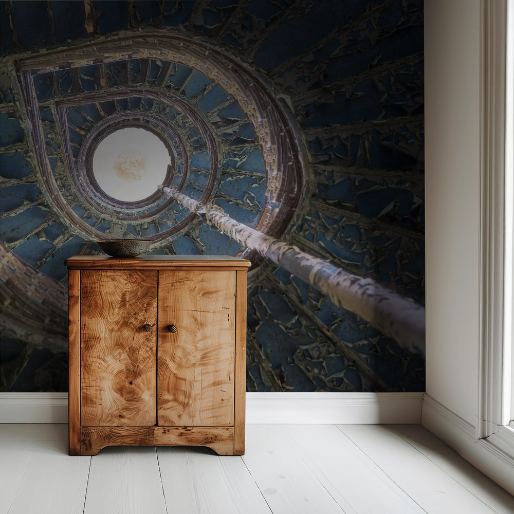 Blue Staircase | Wallpaper