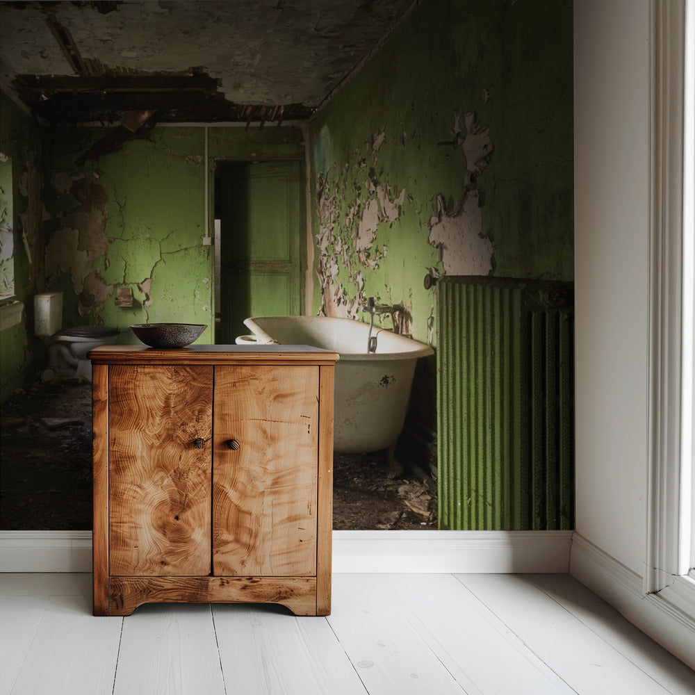Green Bathroom | Wallpaper