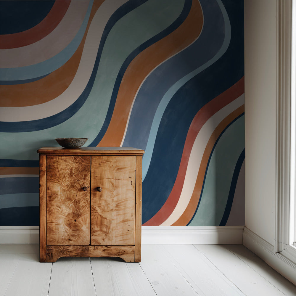 Multicolored Lines Creates A Dynamic | Wallpaper