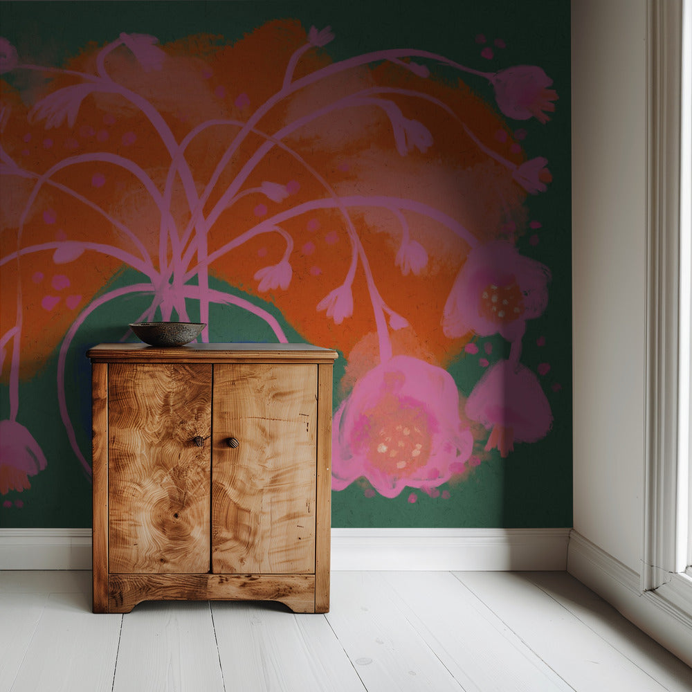 Floral Burst Symphony | Wallpaper