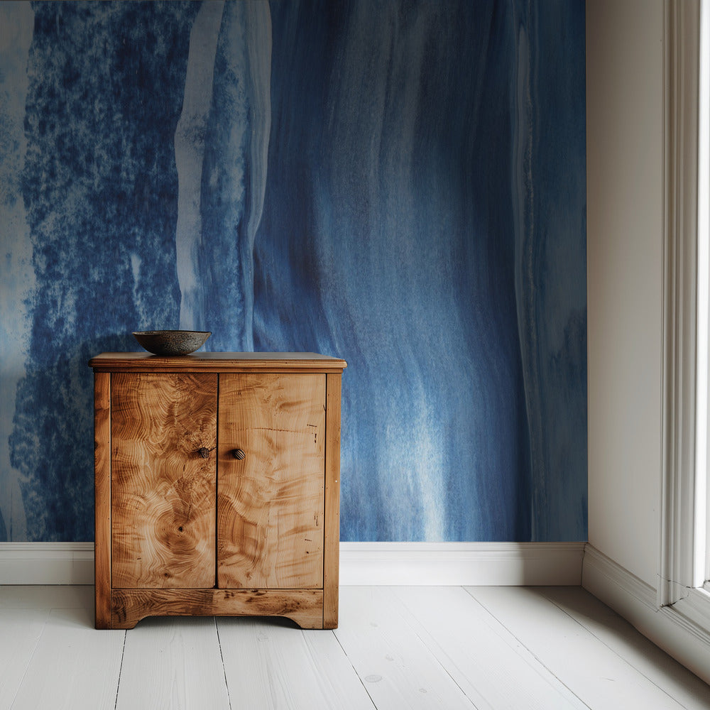 Blue Cascade Veils | Wallpaper