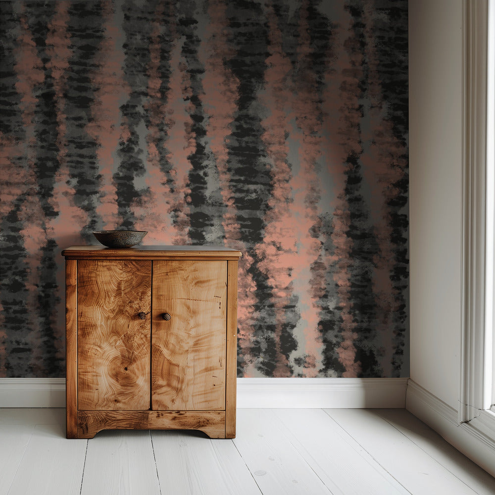 Coral Stripes | Wallpaper