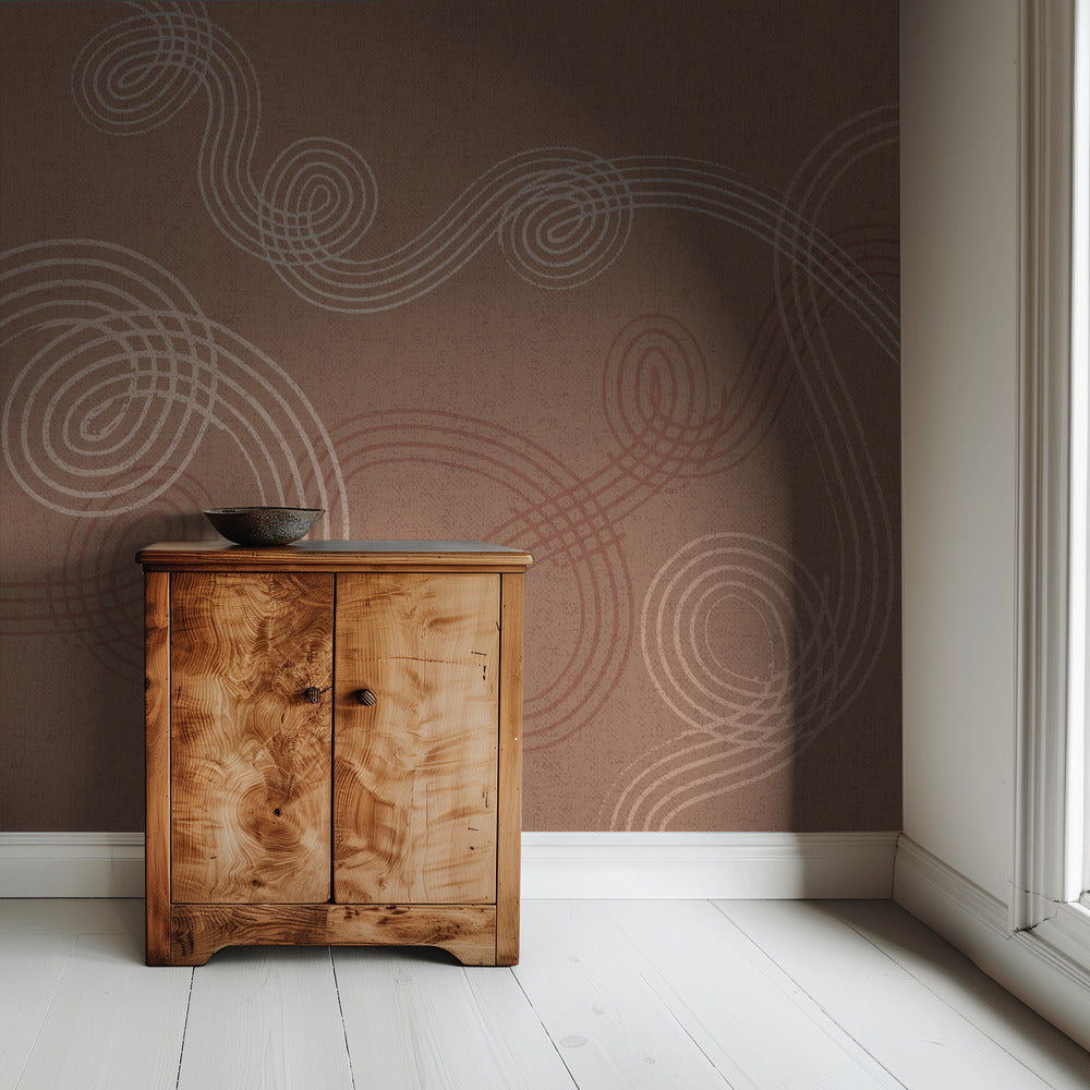 calming essentials loops Mocha Mousse | Wallpaper