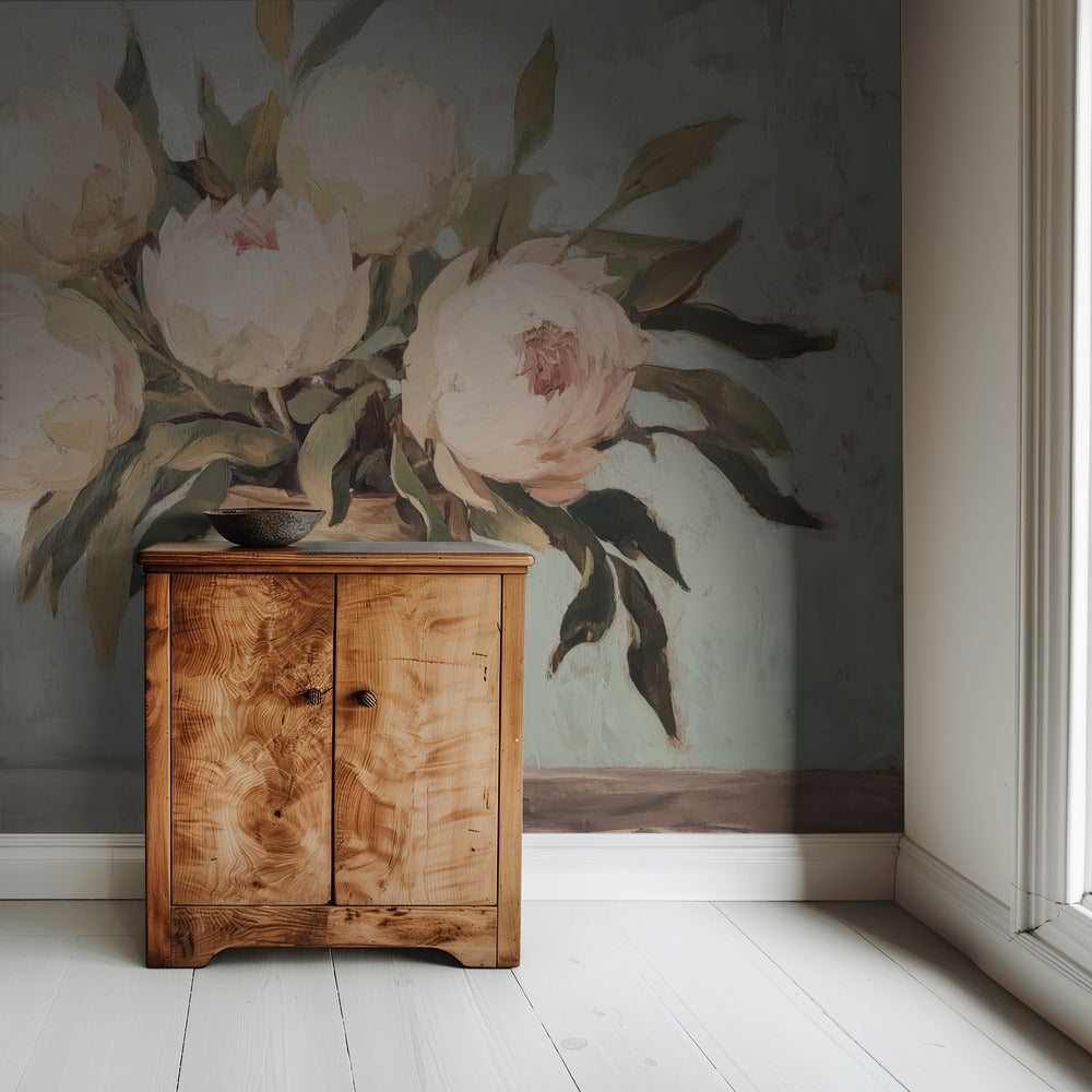 Peonies Flower Still Life | Wallpaper