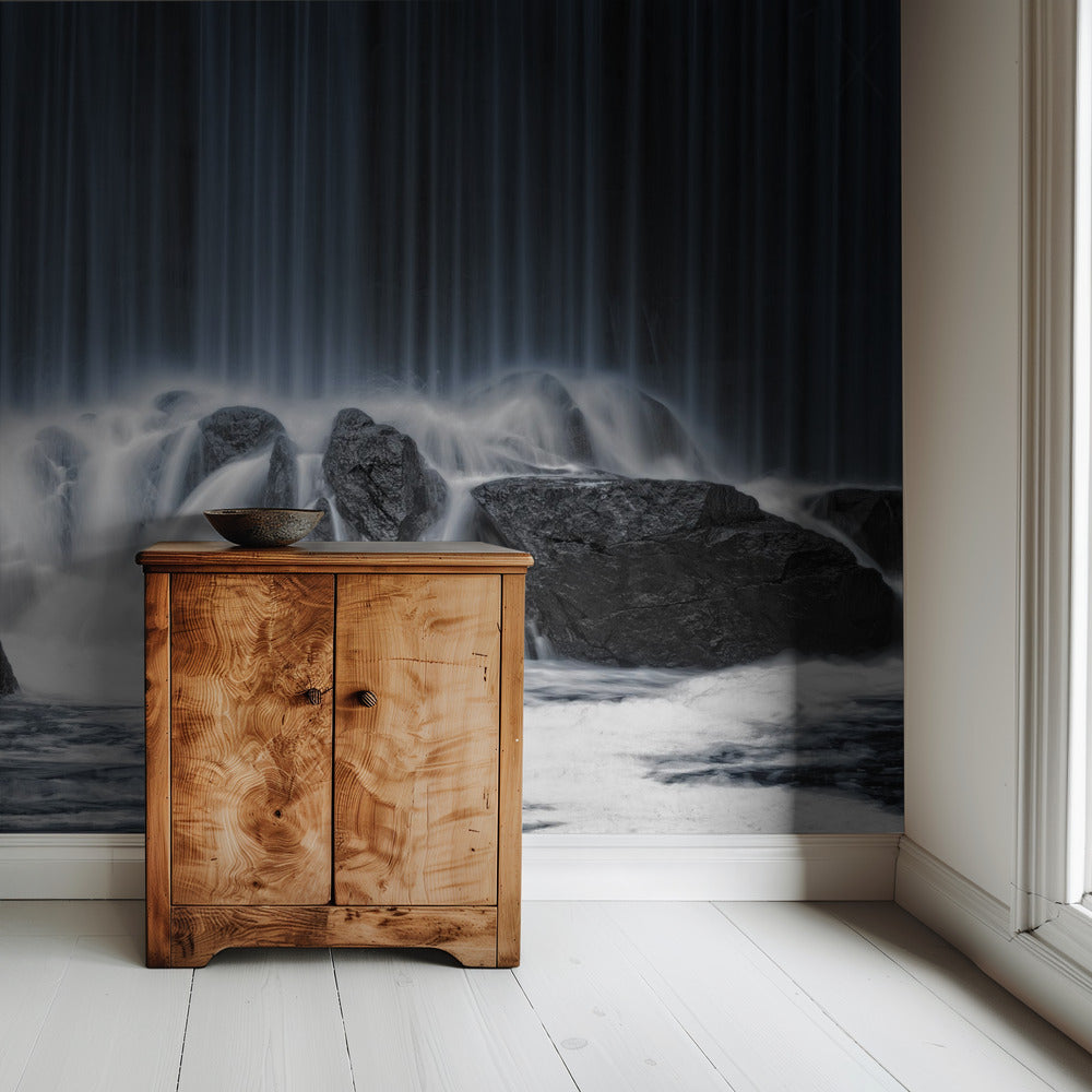 The Blue Curtain | Wallpaper