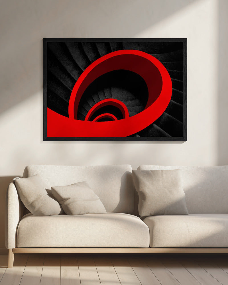 A red spiral | Canvas