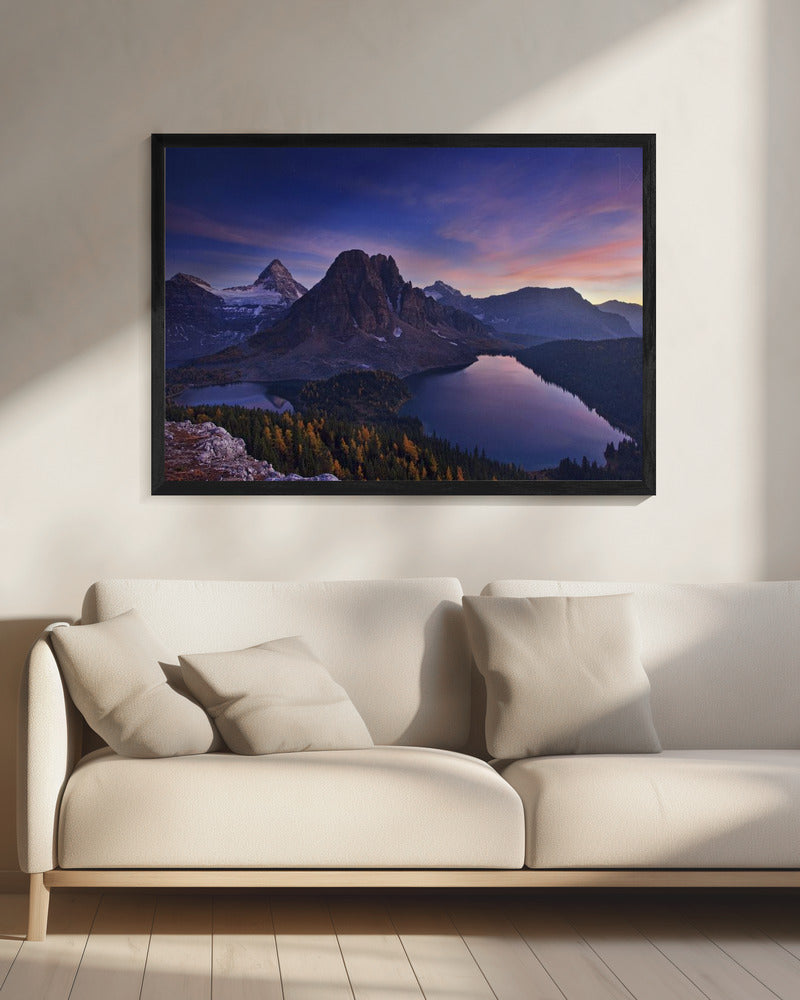 Twilight at Mount Assiniboine | Canvas