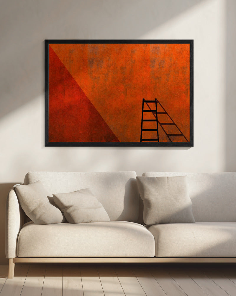 A ladder and its shadow | Canvas