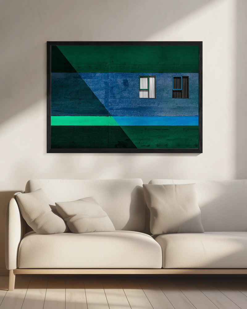 Blinds in black & white. | Canvas